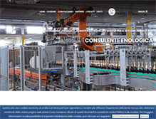 Tablet Screenshot of consulente-enologica.it
